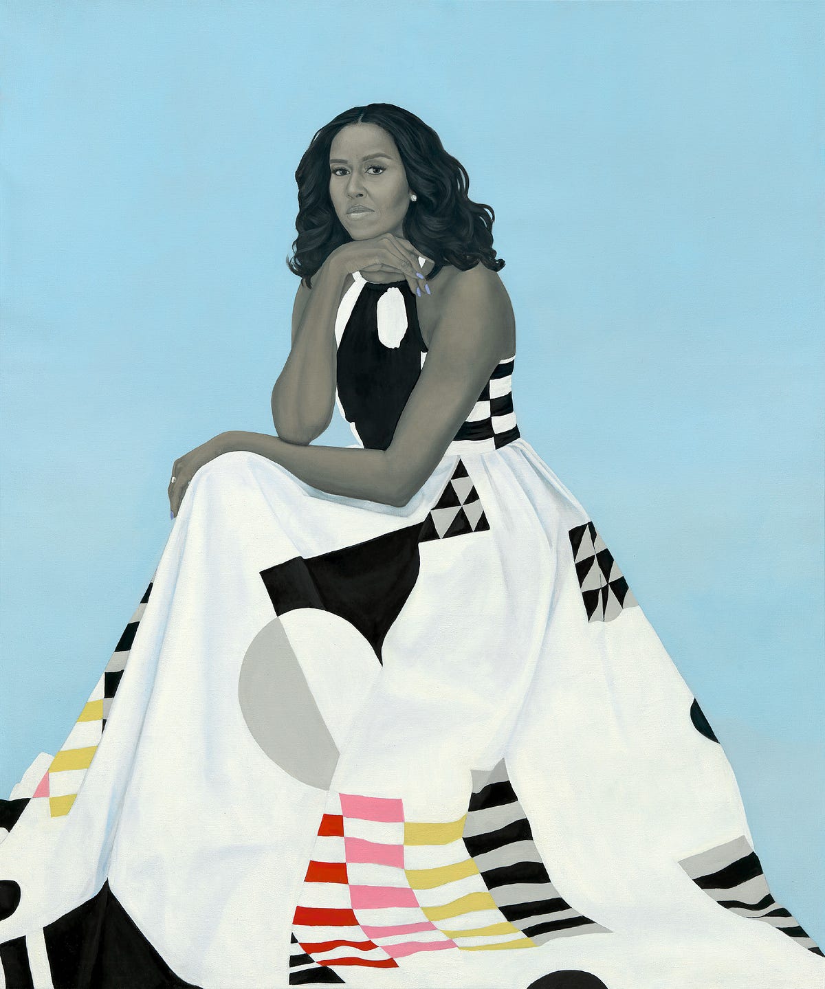 Michelle Obama’s painting does not look like her. Here’s why