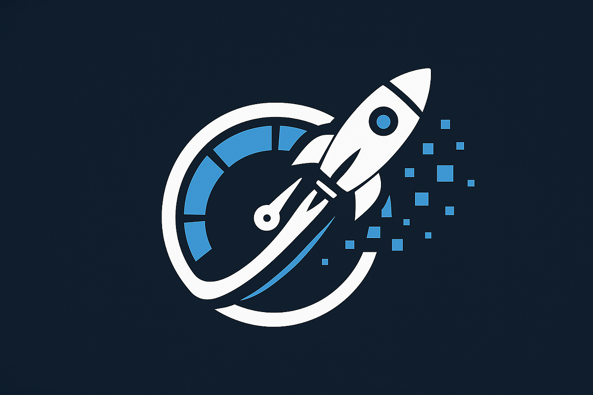 “Speed concept graphic representing fast launch benefits of a 1 click business.”