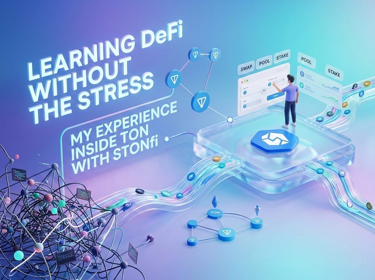 ‎Learning DeFi Without Risk: My Experience with the STONfi Interactive Course