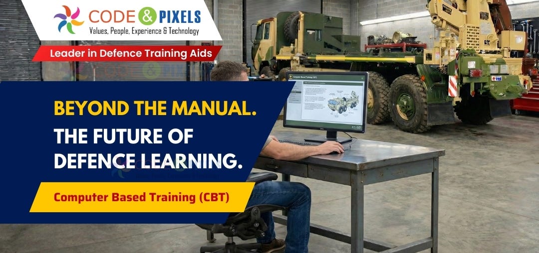 Computer-Based Training refers to any instructional or educational programme delivered through a computer using multimedia elements such as:
Text and graphics
Images and line diagrams
Audio narration (voiceovers)
Video clips
2D & 3D animations
Interactive simulations and assessments
CBT can be self-paced or trainer-led, and it forms the foundation of blended learning, where classroom instruction and hands-on training are combined with digital learning modules.