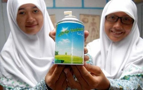 Penyegar ruangan dari kotoran sapi