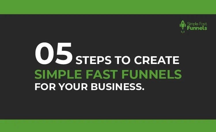 5 Steps to Creating a Simple Fast Funnel for Your Business