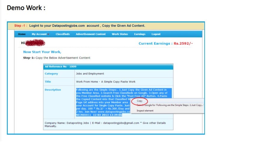 We are Hiring — Earn Rs.15000/- Per month — Simple Copy Paste Jobs – Medium