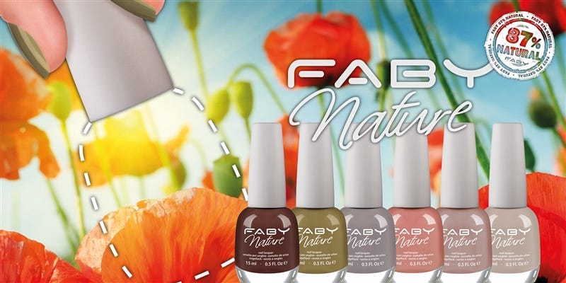 Faby Nature The Only Nail Polish Derived From Natural Origins
