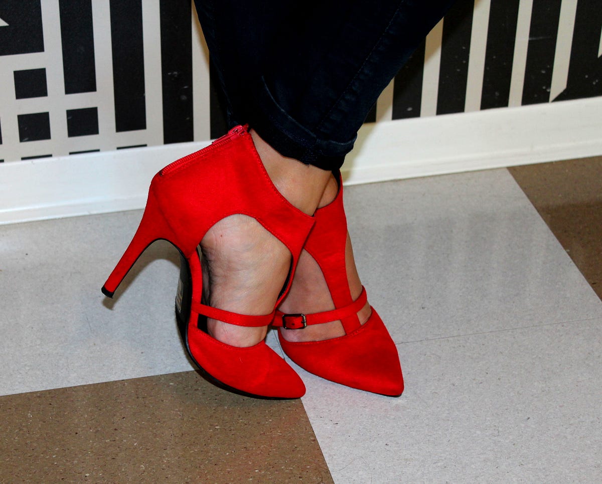 Red Suede Shoes Medium