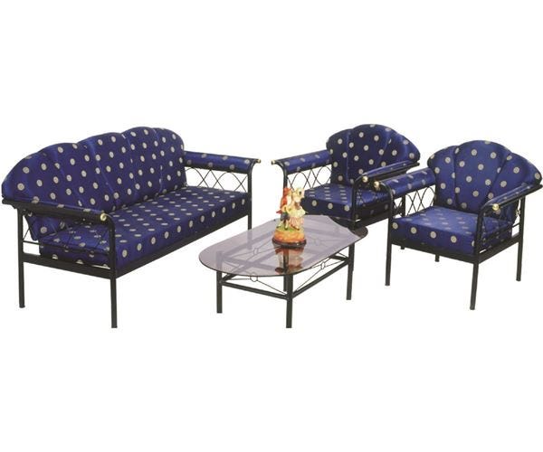 Stylish Petro Metal Sofa Set Ecrafts Jasmine Medium Stylish Petro Metal Sofa Set Ecrafts
