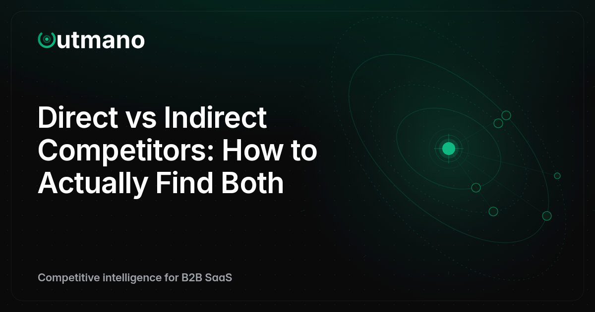 Direct vs Indirect Competitors: How to Actually Find Both