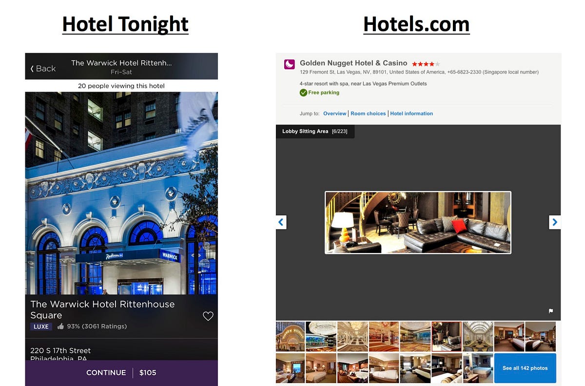Hotel Tonight A Product Review Mike Hinckley Medium Hotel Tonight Photography Versus Compeor Hotels
