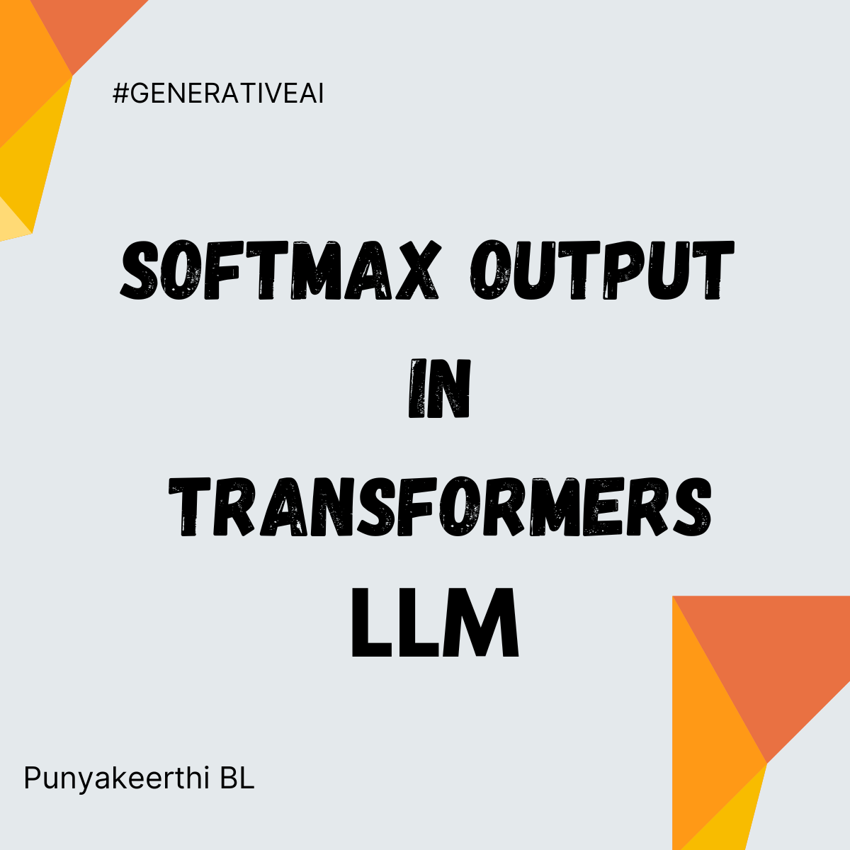 Softmax Output in Transformers