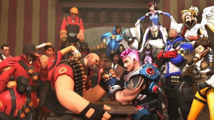 Team Fortress 2 Vs Overwatch Lane Sawyer Medium