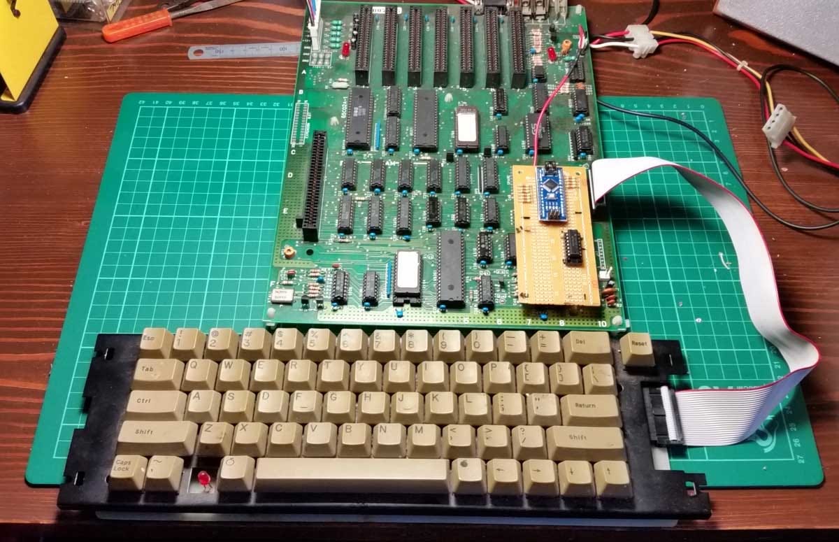 Replacing an Apple IIe Keyboard Controller with Arduino