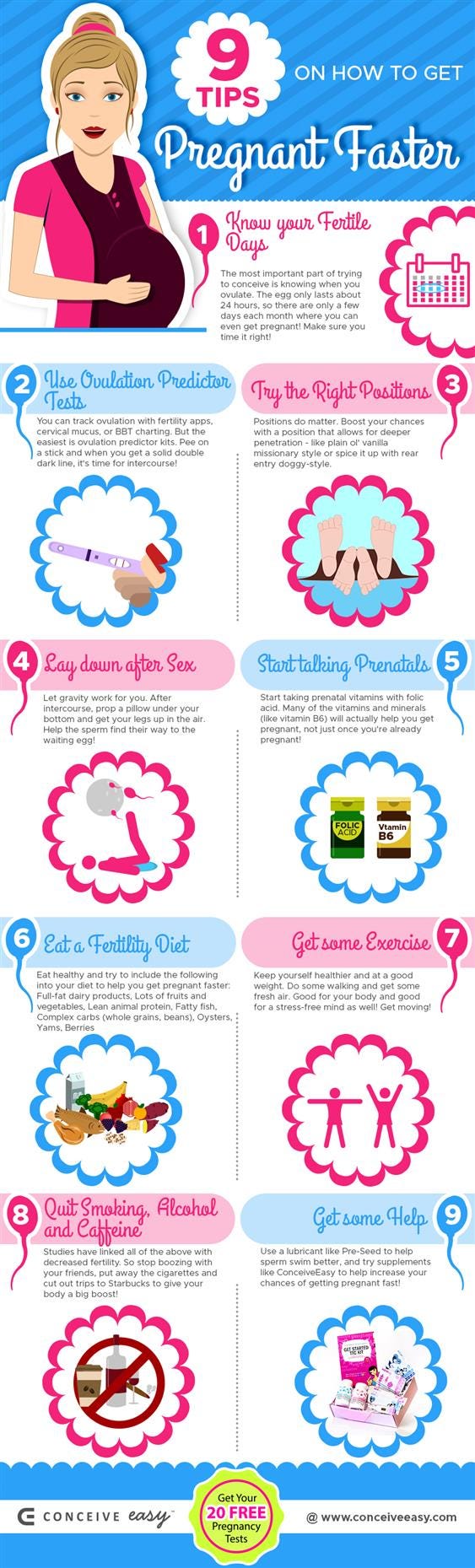 9 tips on how to get pregnant fast infographic – conceive easy – medium