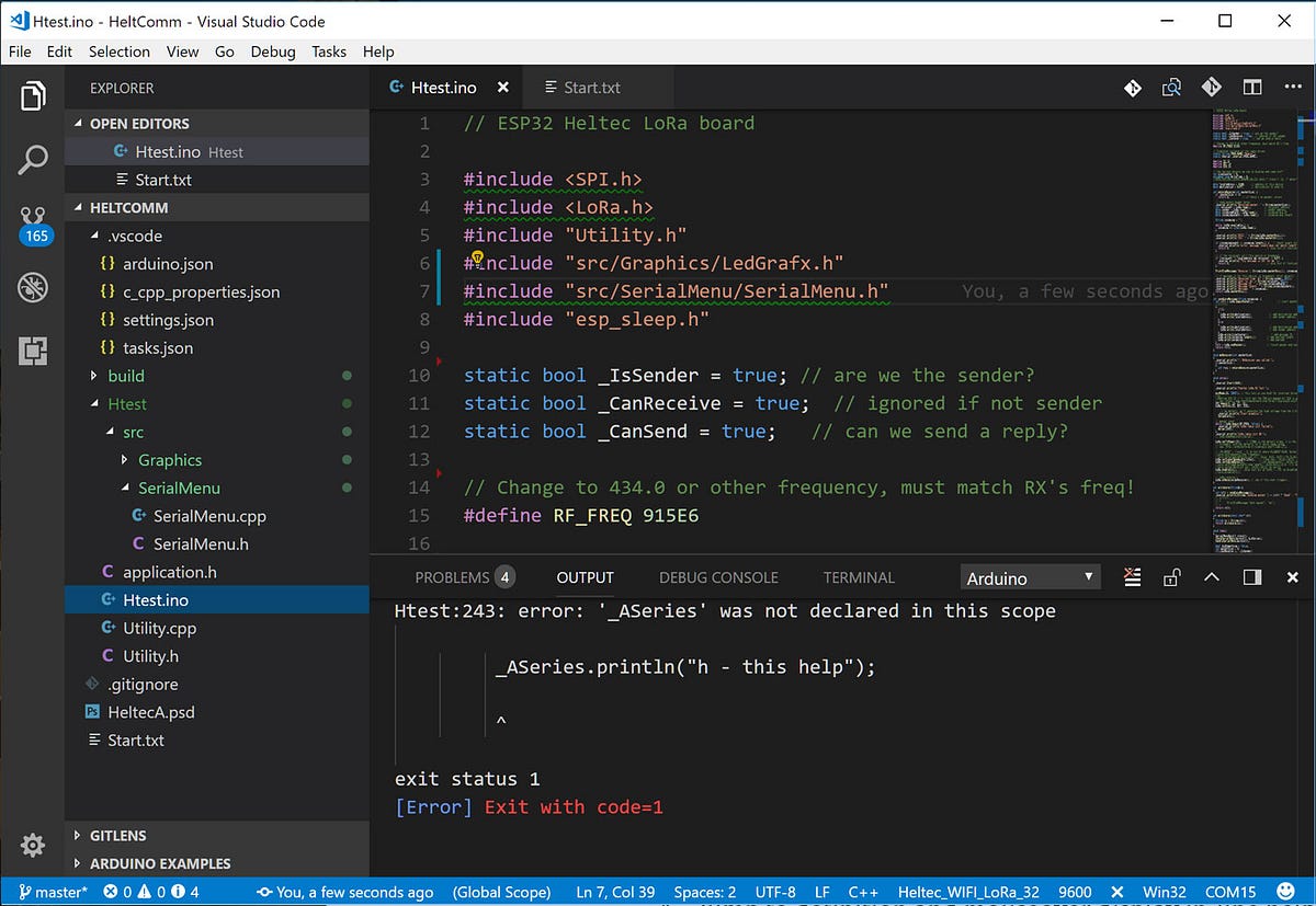 how to write html code in visual studio