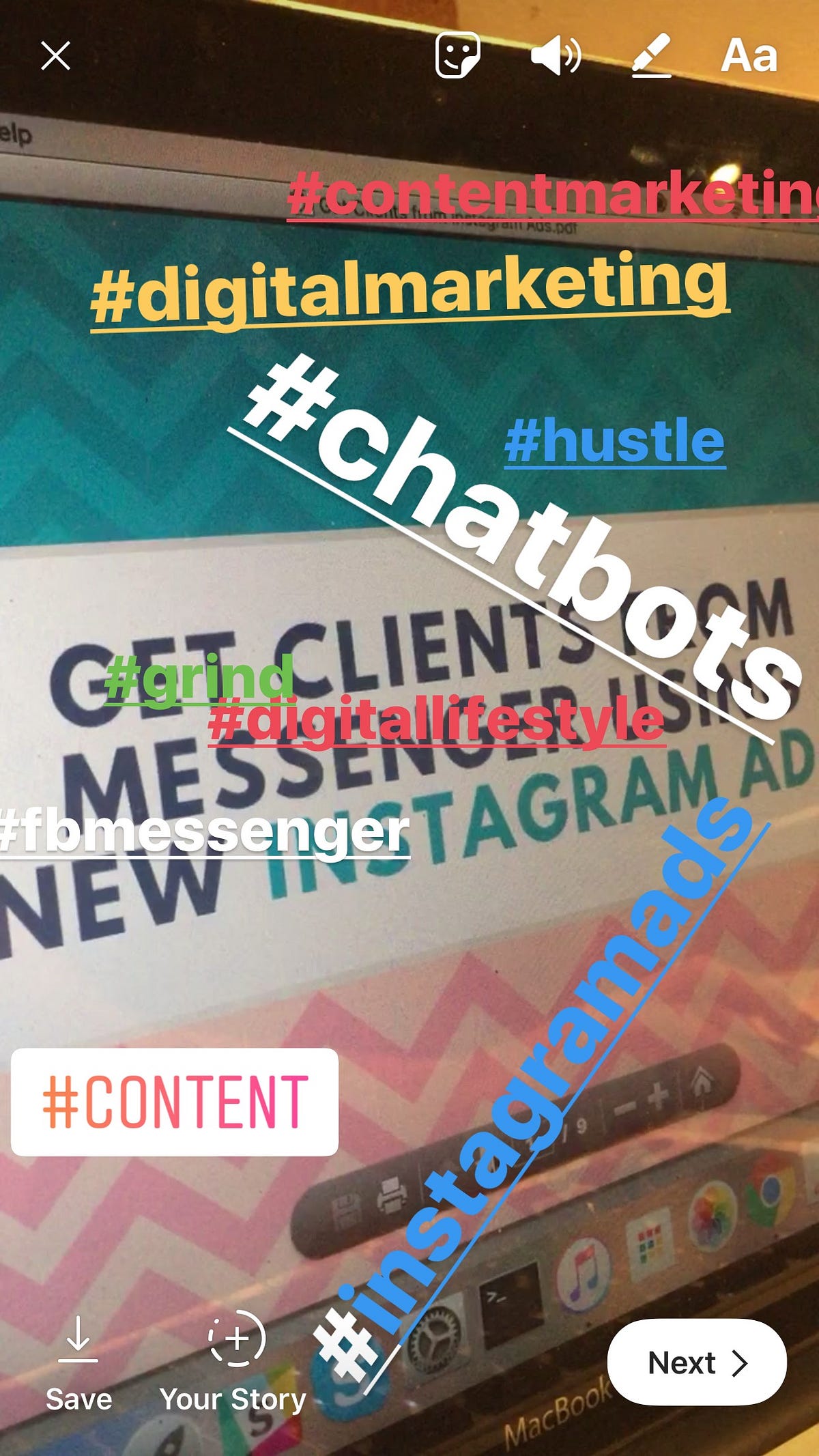 hidden hashtag hack for instagram stories - i dont see the o!   ption to follow hashtags in instagram