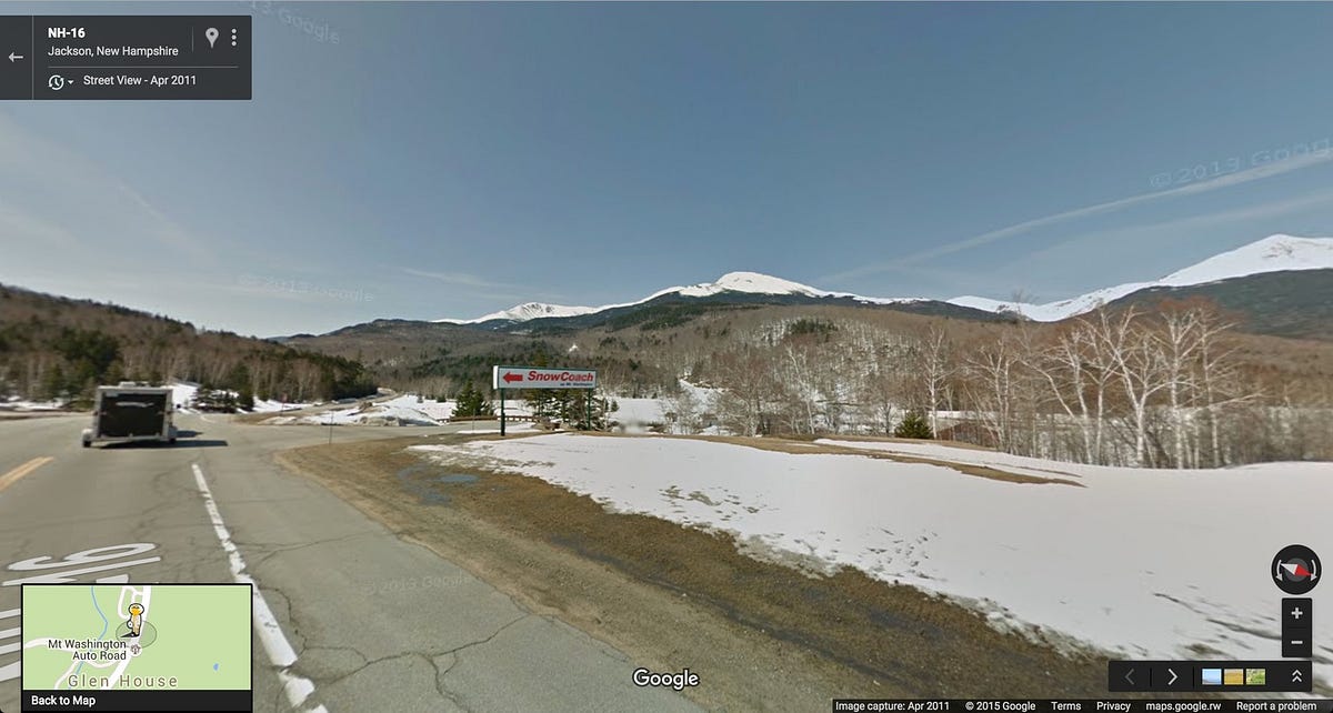 White Mountain Auto >> You Can’t Climb Mt. Washington with Google Street View | Post 8 | New Hampshire White Mountain Auto >> You Can’t Climb Mt. Washington with Google Street View | Post 8 | New Hampshire