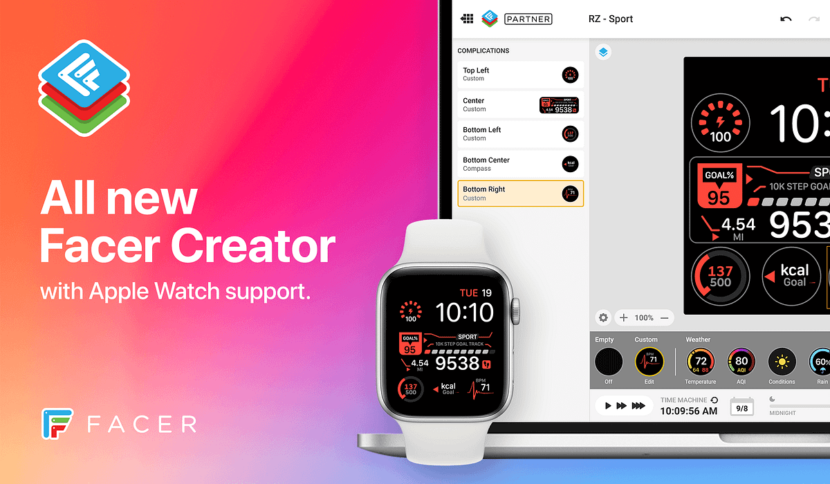 Introducing the all new Facer Creator, with Apple Watch support