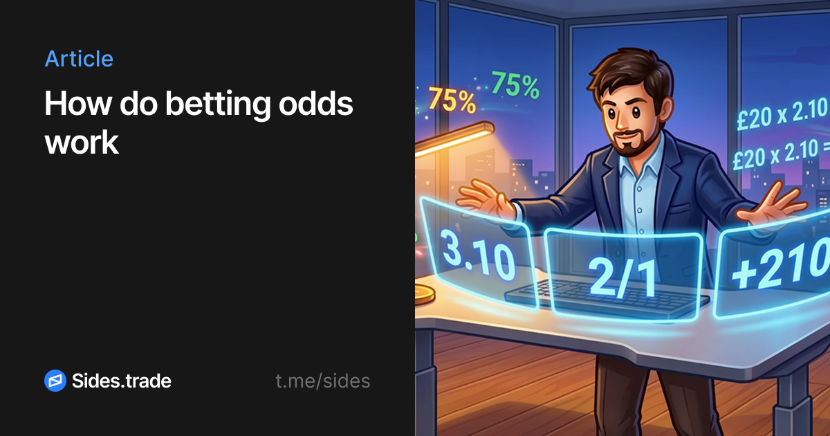 Why Betting Odds Feel Confusing Until You Read Them as Prices