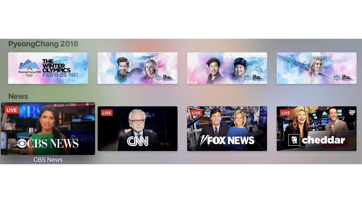 Apple Features Cheddar on TV App News Feed - CheddarNews