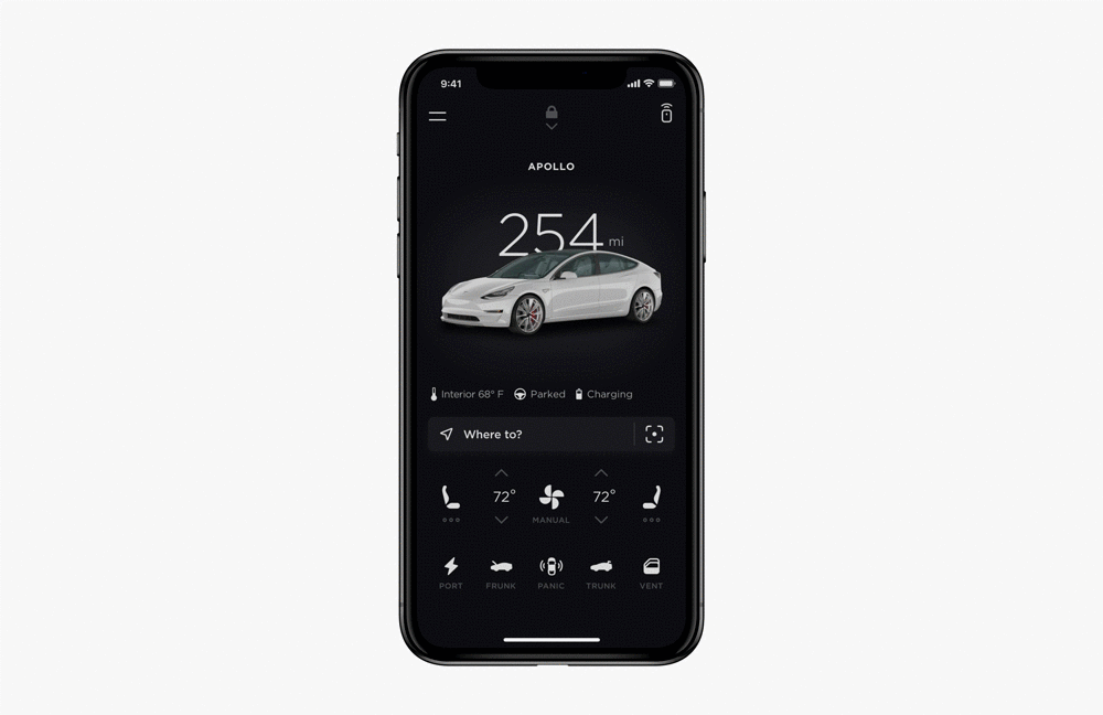 1*wolIjqgx7XZbiJ2_hT3IKg Redesigning the mobile app that Tesla deserves - a UX case study