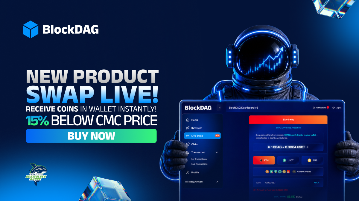 Pushing Innovation: BlockDAG Switches to Instant Access with BDAG Swap