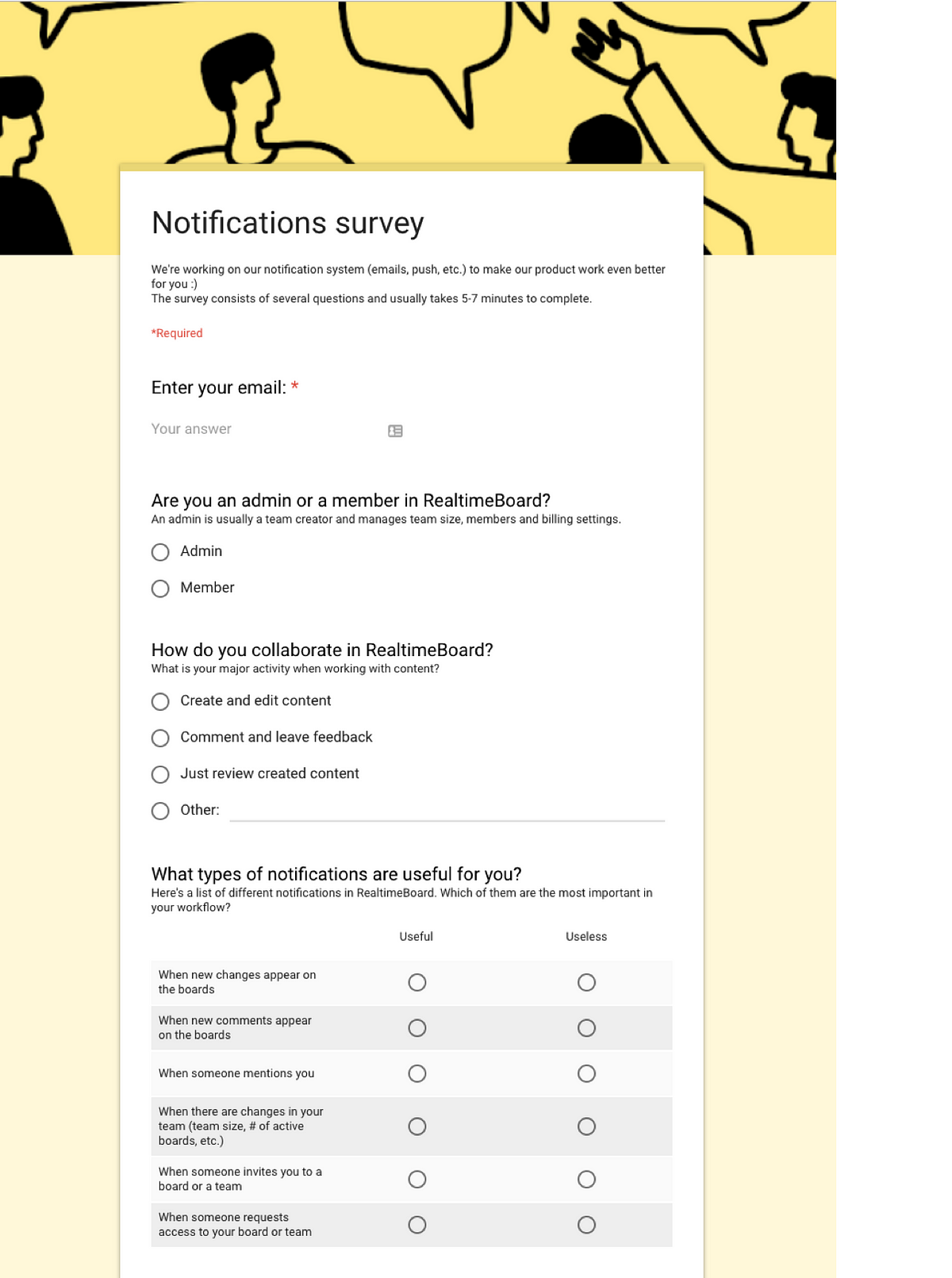 user research survey questions