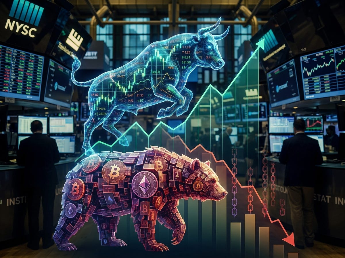 Why Crypto Is Crashing While the Stock Market Hits Records