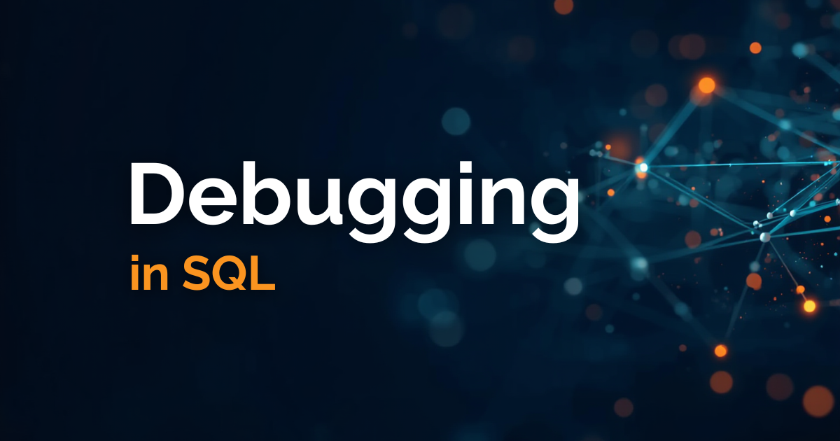 The secret of fixing SQL performance issues