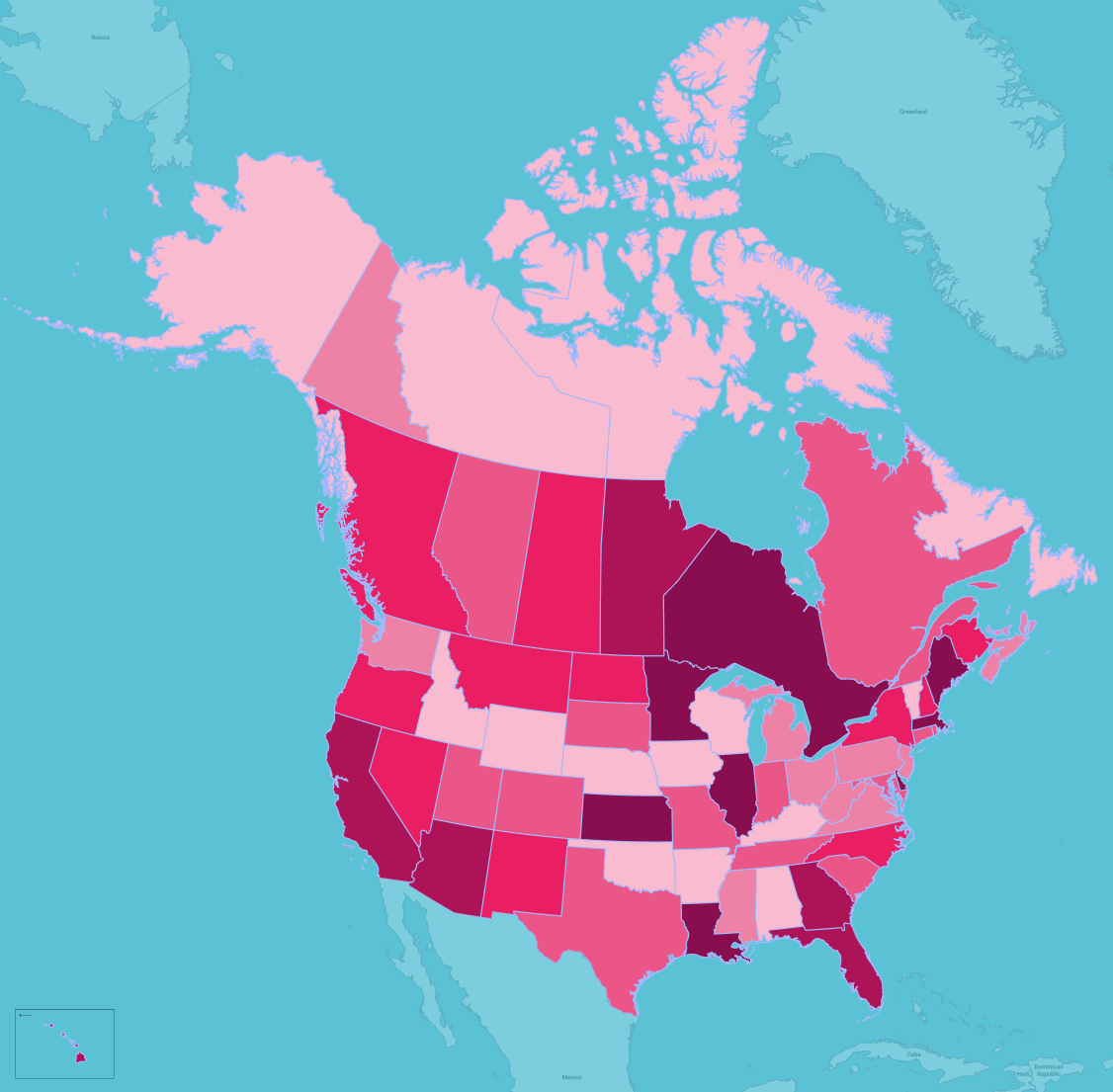 Download Open-Source Vector North America Map - Zach Grosser - Medium