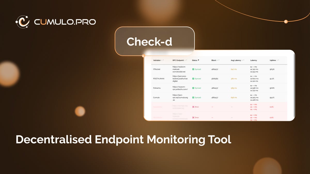️ check_d: A Decentralized Endpoint Monitoring Tool