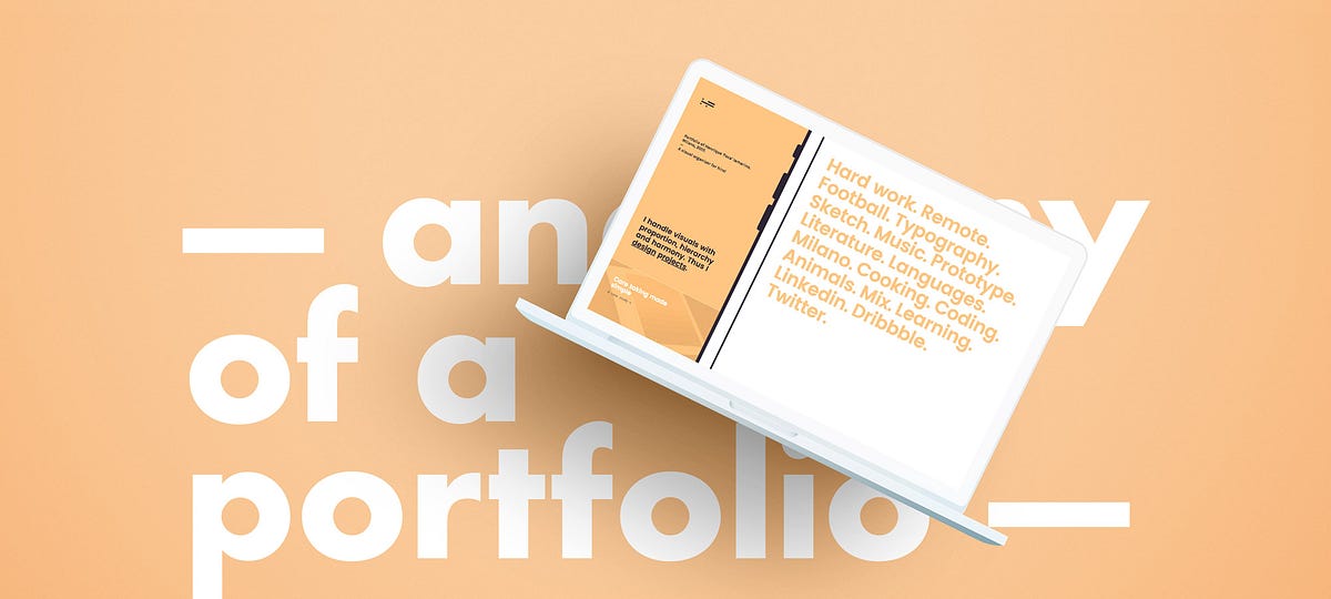The anatomy of a portfolio