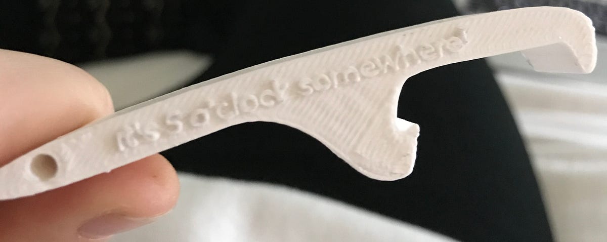 3D Print Prototyping Process Blog: Bottle Opener