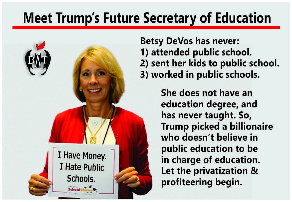 Our Next Secretary Of Education Should >> An Educators Explanation On Why Betsy Devos Can T Be Our Next Our Next Secretary Of Education Should >> An Educators Explanation On Why Betsy Devos Can T Be Our Next