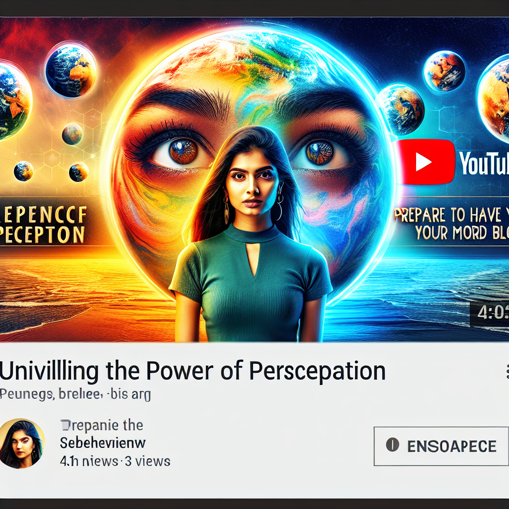 Unveiling the Power of Perception: How Your Beliefs Shape Your Worldview and Success - Prepare to have your mind blown!
