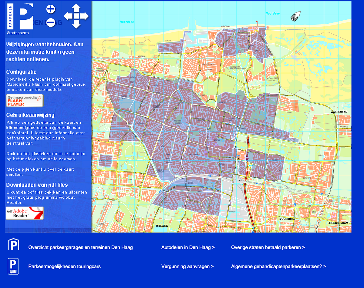 Inzicht in parkeergebieden Den Haag (Open Data Quest)