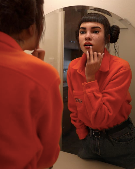 Lil Miquela Instagram Fans Can T Decide If Model Is Real ... - 468 x 585 png 231kB
