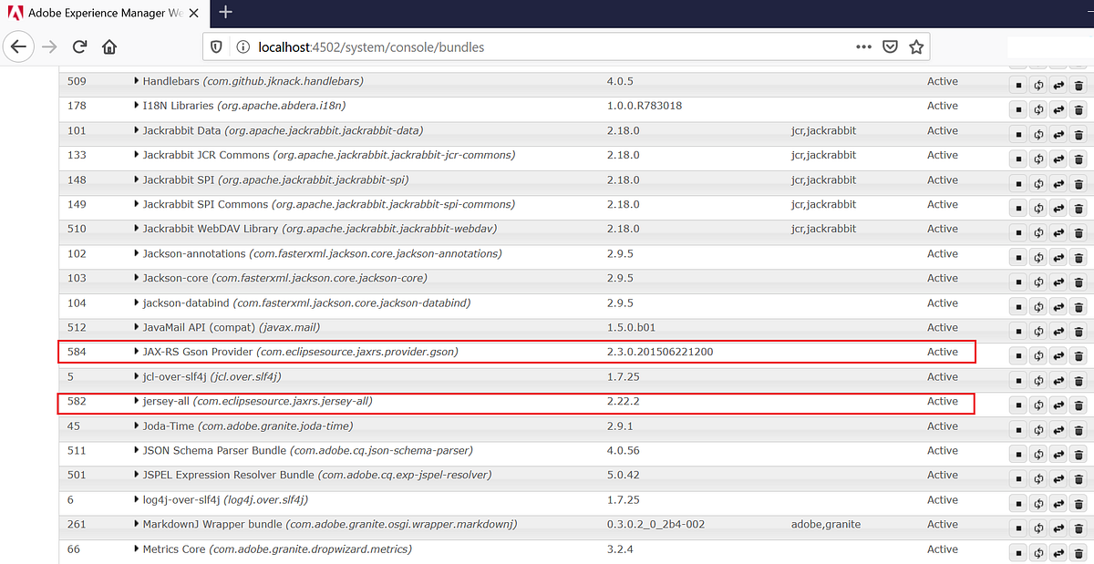 AEM-OSGI-console-bundle-installation