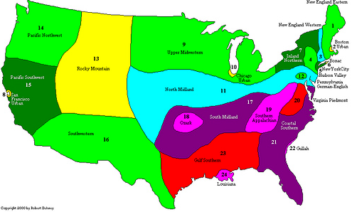 Isogloss, Cultural boundaries, and Programming Languages