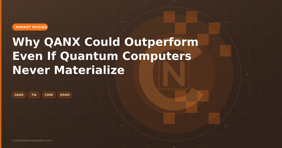 Why QANX Could Outperform Even If Quantum Computers Never Materialize
