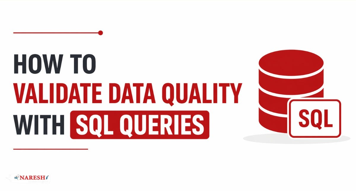 How to Validate Data Quality with SQL Queries — NareshIT