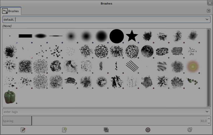 Gimp 2.9 Set Brushes – Graphic arts on free software – Medium
