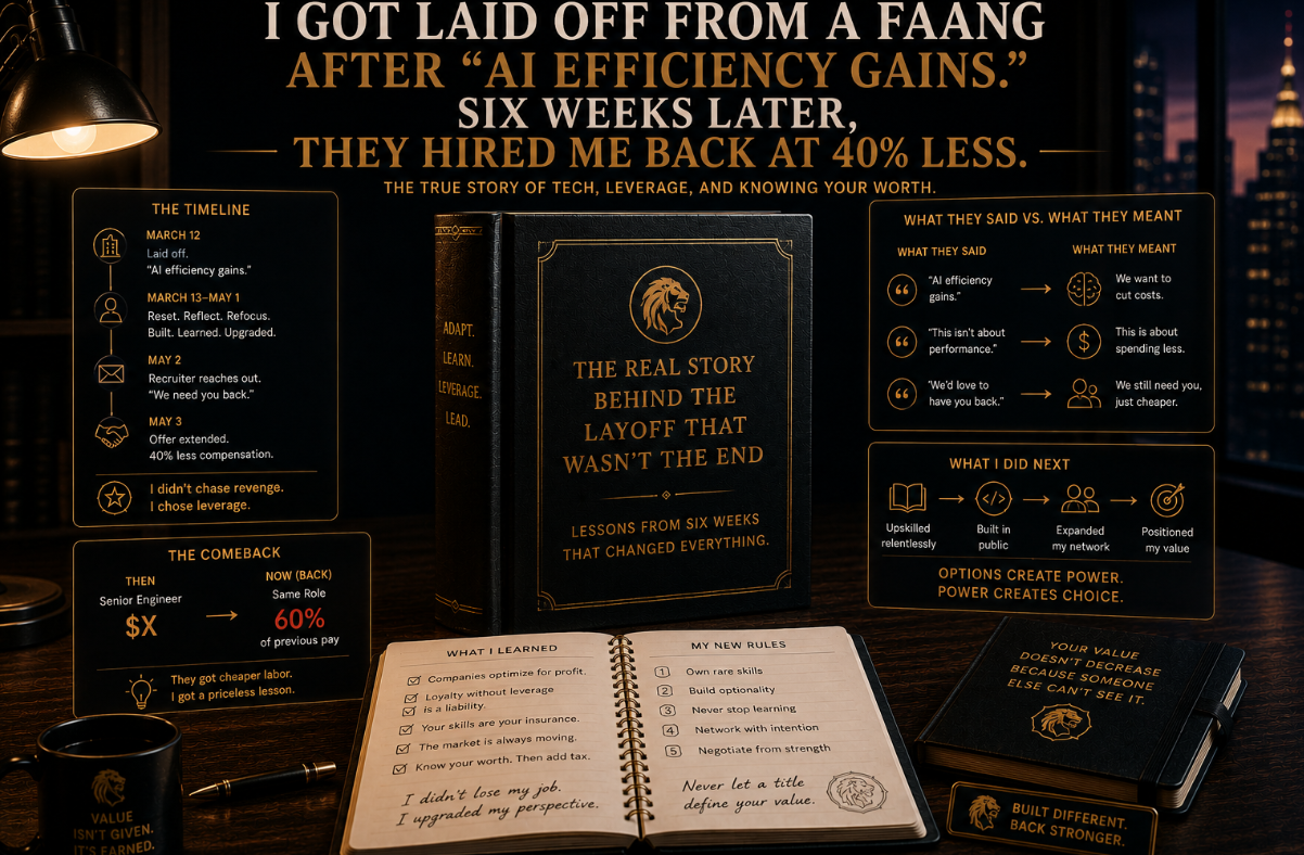 I Got Laid Off From a FAANG After “AI Efficiency Gains.”