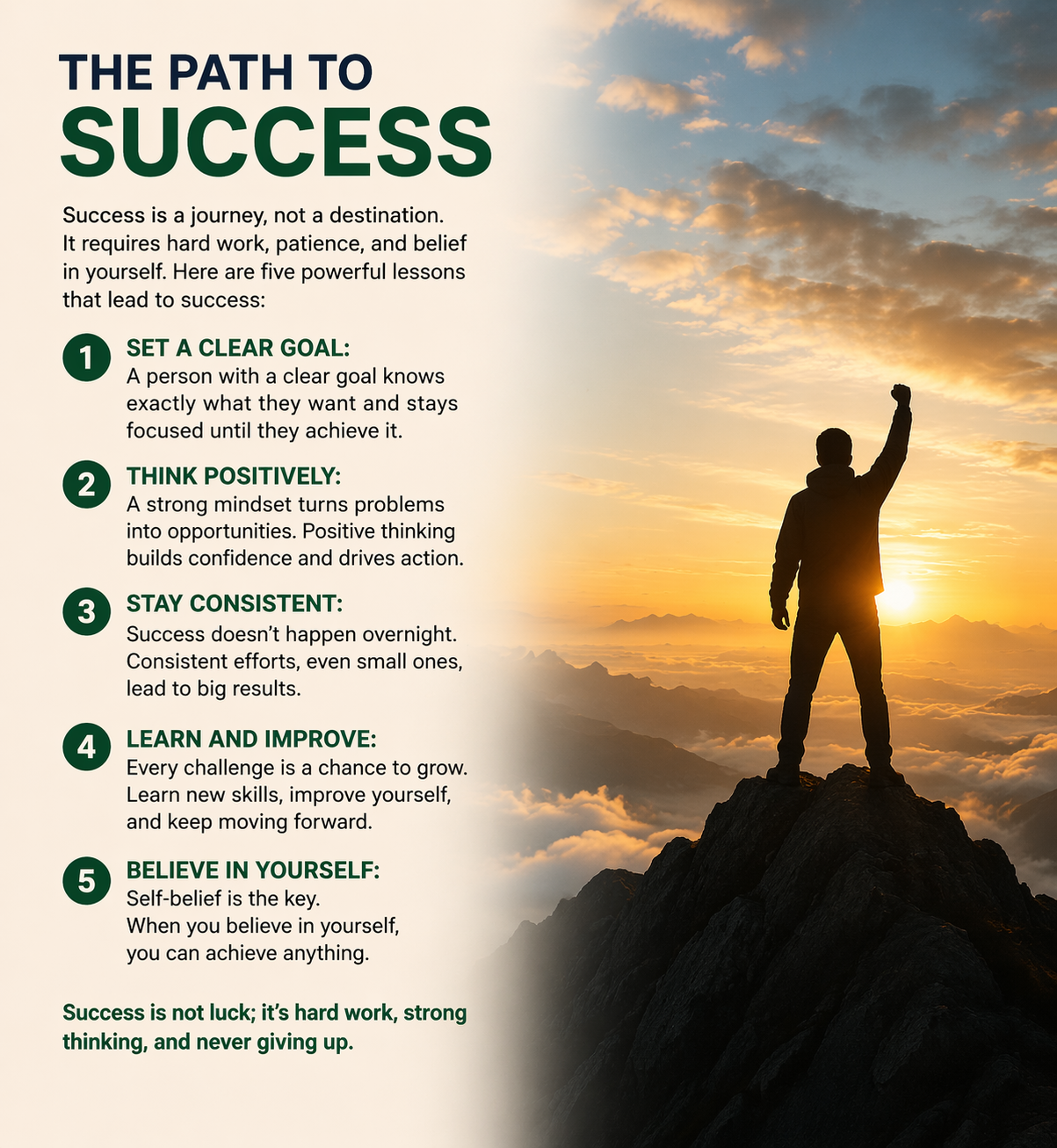 The Secrets to a Successful Life