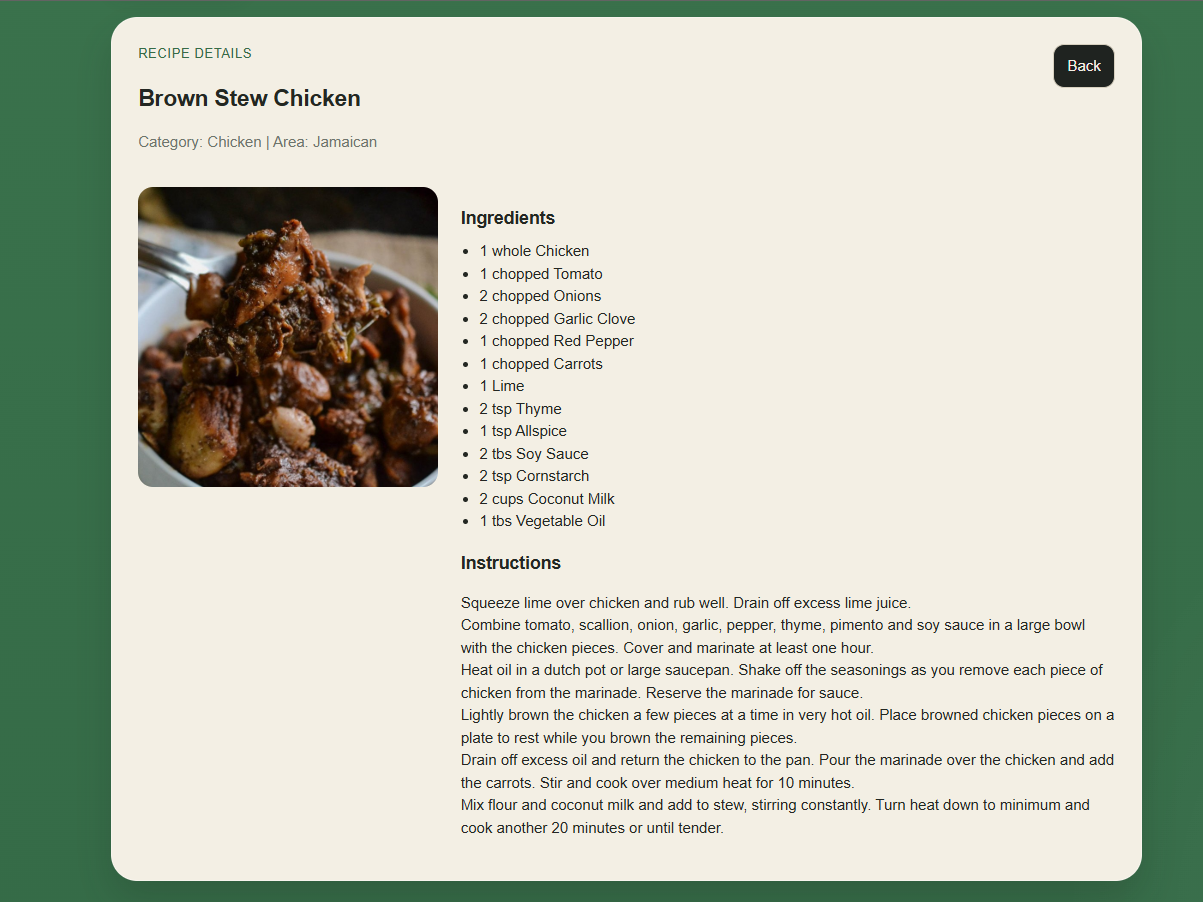How We Built a Smart Recipe Finder App Using React and AI-Assisted Development (Codex)