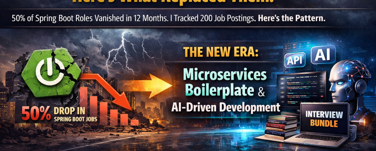 Spring Boot Jobs Are Dying in 2026. Here’s What Replaced Them.