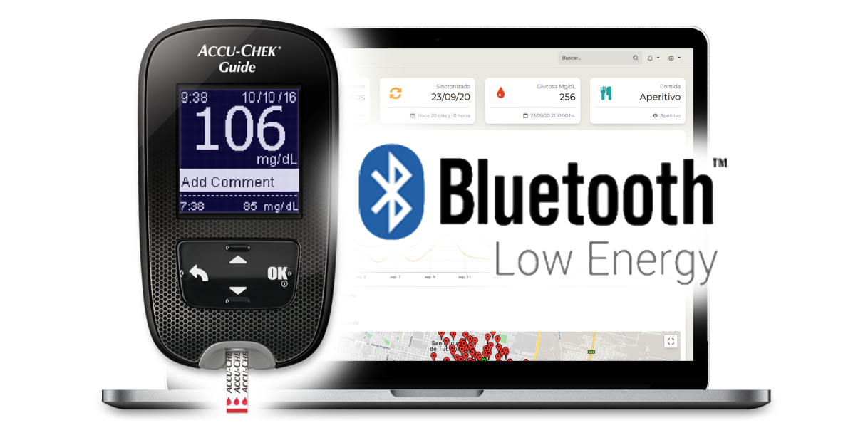 Reading Glucose Data from an Accu-Chek Meter using Bluetooth Low Energy and Python