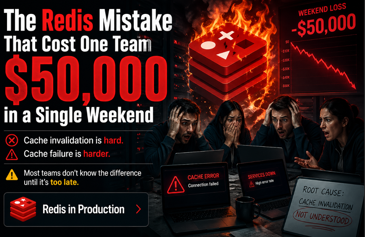 The Redis Mistake That Cost One Team $50,000 in a Single Weekend