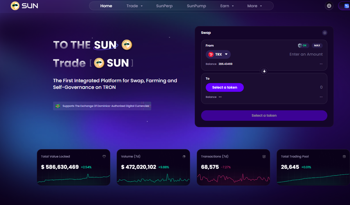 SUN.io多维价值加速释放：SunSwap V4驱动流动性与交易量双爆发，SUN累计回购销毁已近7亿枚