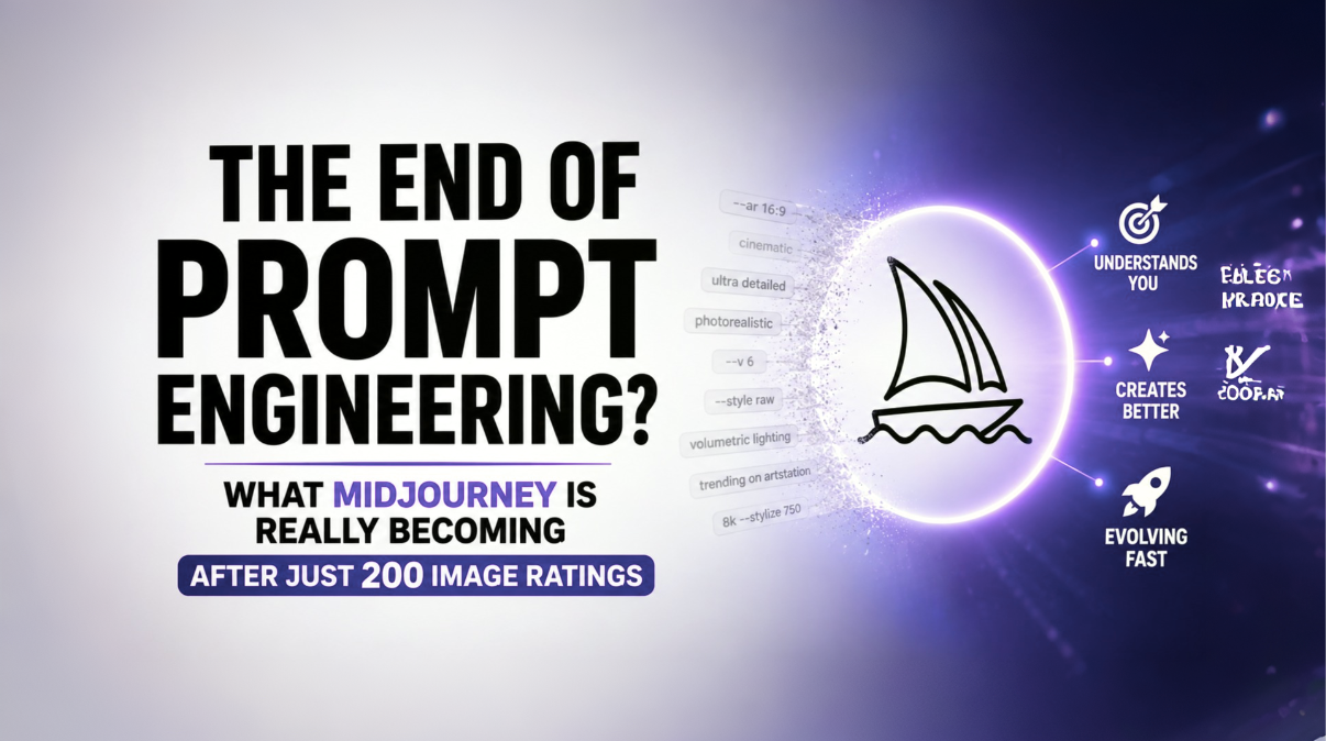 The End of Prompt Engineering? What Midjourney Is Really Becoming After Just 200 Image Ratings