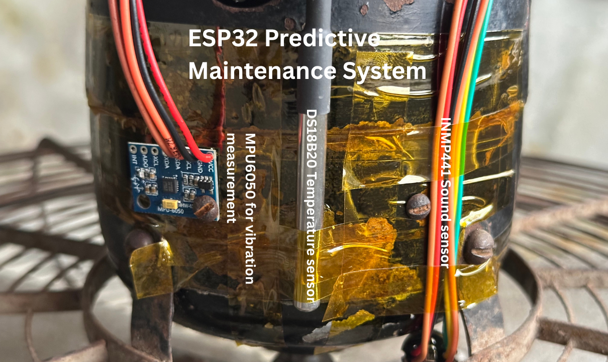 ESP32 Predictive Maintenance System using Vibration, Sound & Temperature Sensors (Part 2: Sensor…