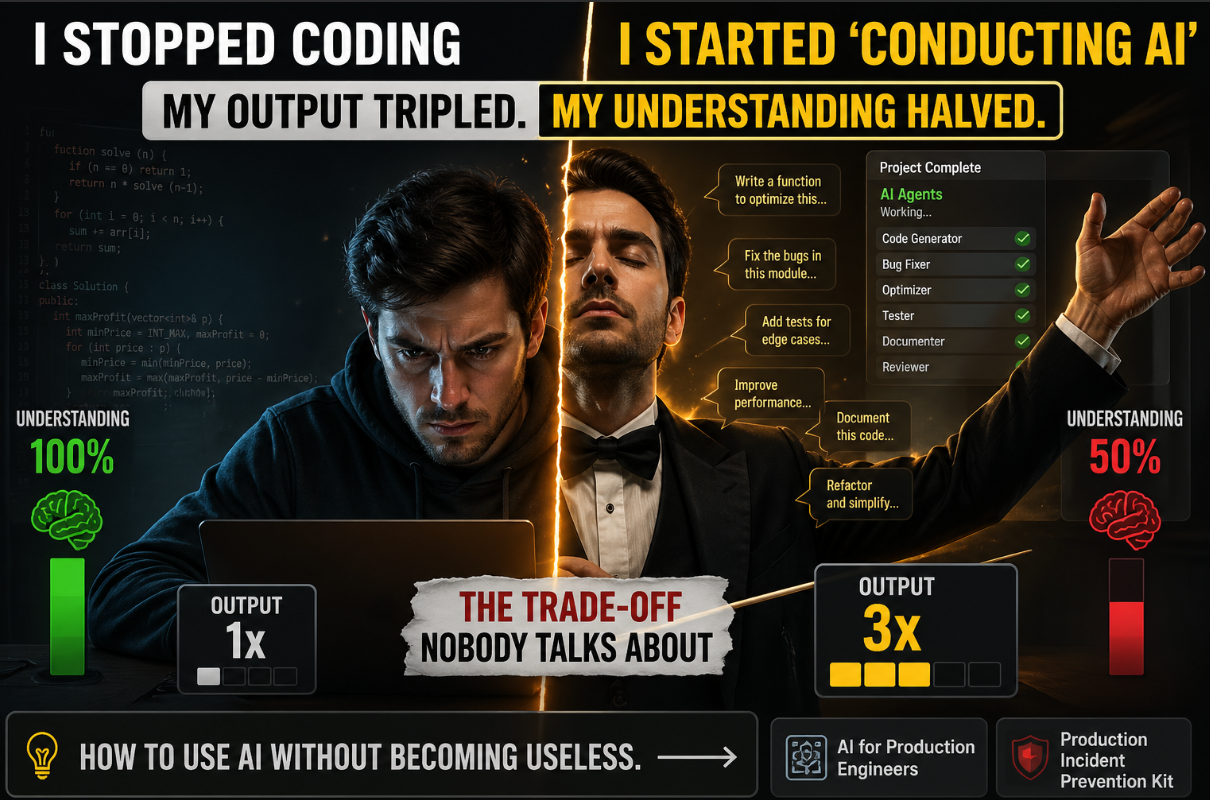 I Stopped Coding and Started ‘Conducting AI’. My Output Tripled. My Understanding Halved.